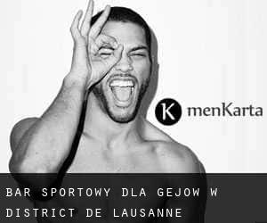 Bar sportowy dla gejów w District de Lausanne